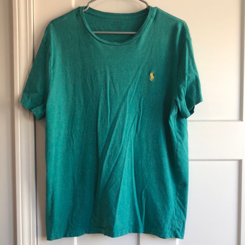 Polo by Ralph Lauren Men's Green T-Shirt